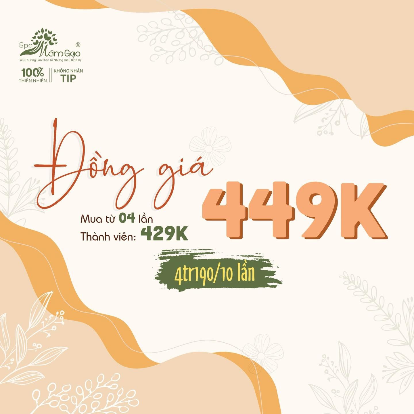 Toả Sáng Với Siêu Sale Đồng Giá 449k/4l